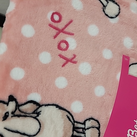 🐩💕Betseyville Pink Plush Throw Blanket w/ Pink Poodle Statue Bundle 💕🐩 - Picture 7 of 9
